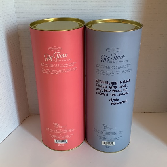 Design Works Jig Time Jigsaw Puzzles Crazy Eight & Arches NIP - Picture 2 of 7